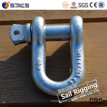 Hot DIP Galvanizado Forjado Us Tipo Dee Shackle